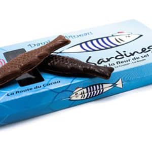 coffret de chocolat forme sardine chocolaterie artisanale le croisic la baule damien pineau