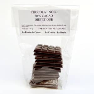 sachet chocolat diététique la route du cacao la baule le croisic