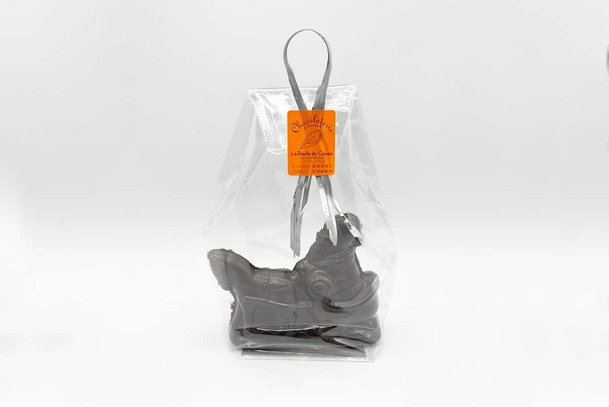 Traineau de noël La route du cacao Damien pineau