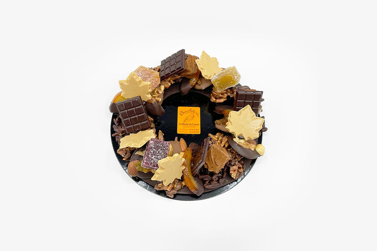 Couronne de Noël La Route du Cacao Damien Pineau